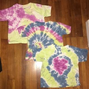 Tie dye shirt lot